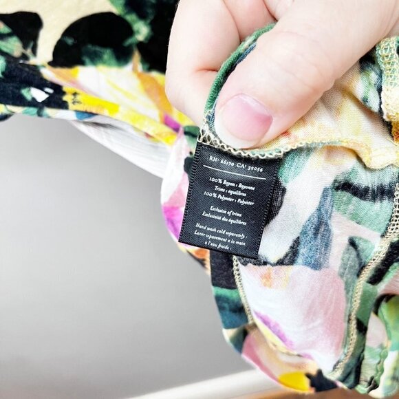 Anthropologie Alstroemeria Tee Floral Top by Deletta Size ‎ XS - Picture 5 of 5